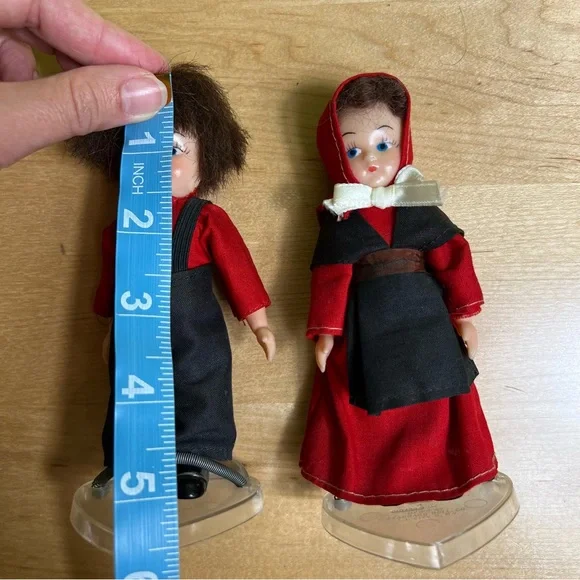 Knickerbocker Amish Boy and Girl Dolls 1950's - Picture 5 of 5